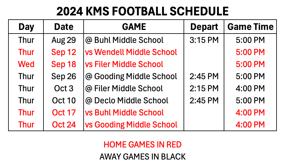 football-kimberly-school-district